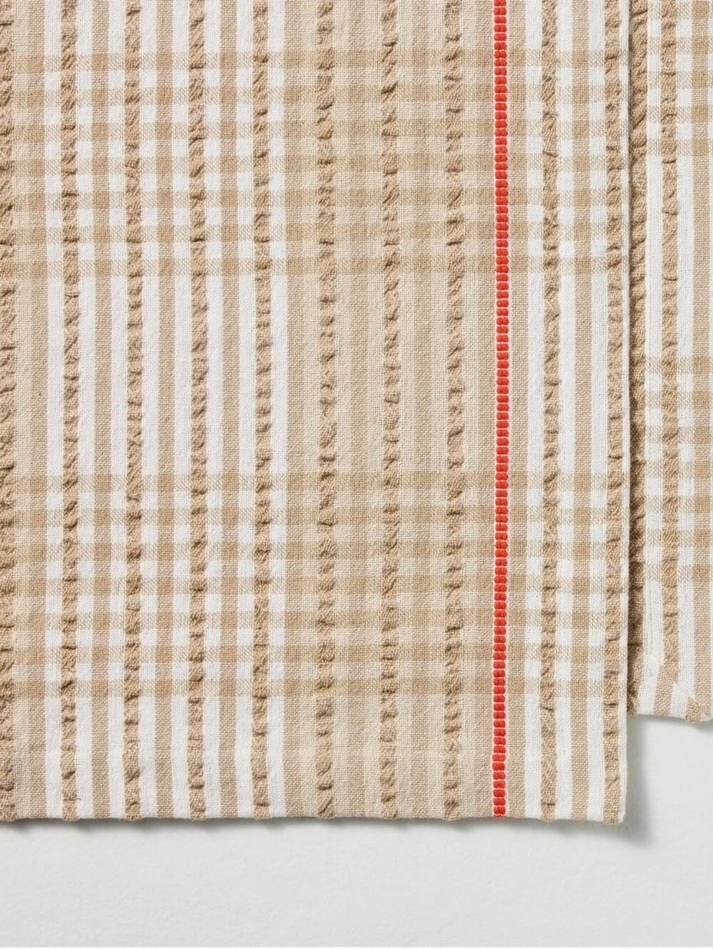 Hearth And Hand Tan Gingham Table Runner 72